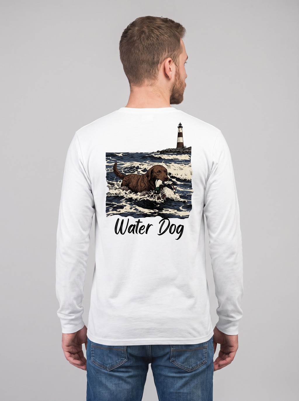 Eastern Shore Performance L/S - White back model