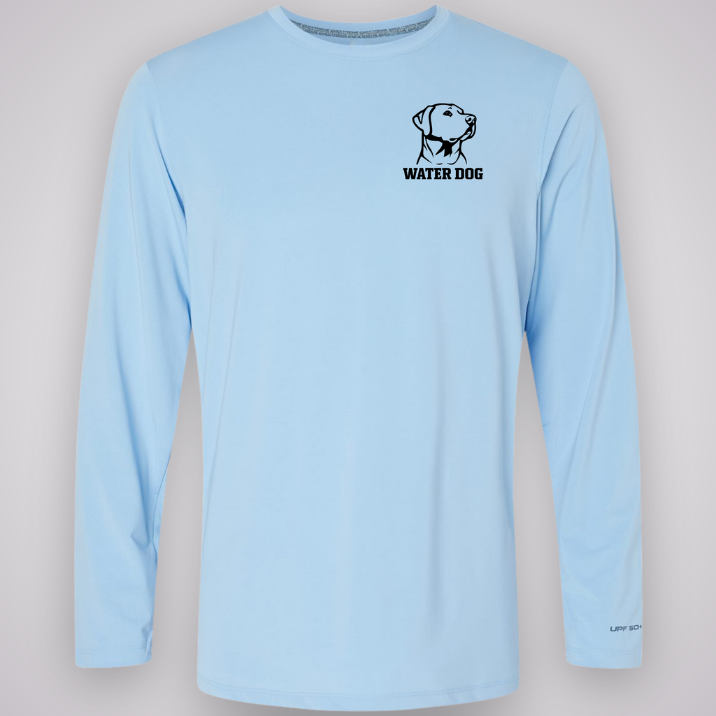 Performance L/S - Carolina Blue blank front