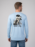 Snow Storm Performance L/S - Carolina Blue back model