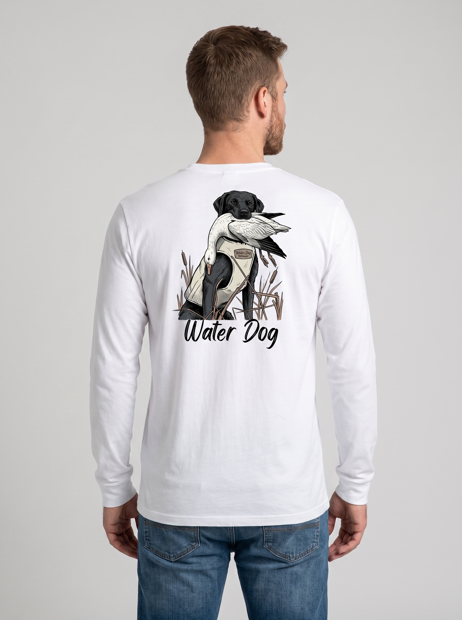 Snow Storm Performance L/S - White back model