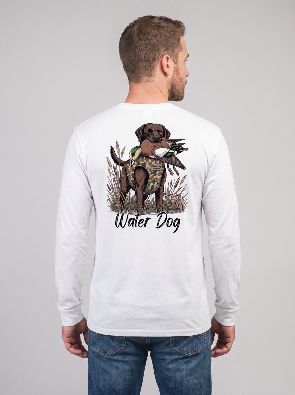 Whistlin' Widg Performance L/S - White back model