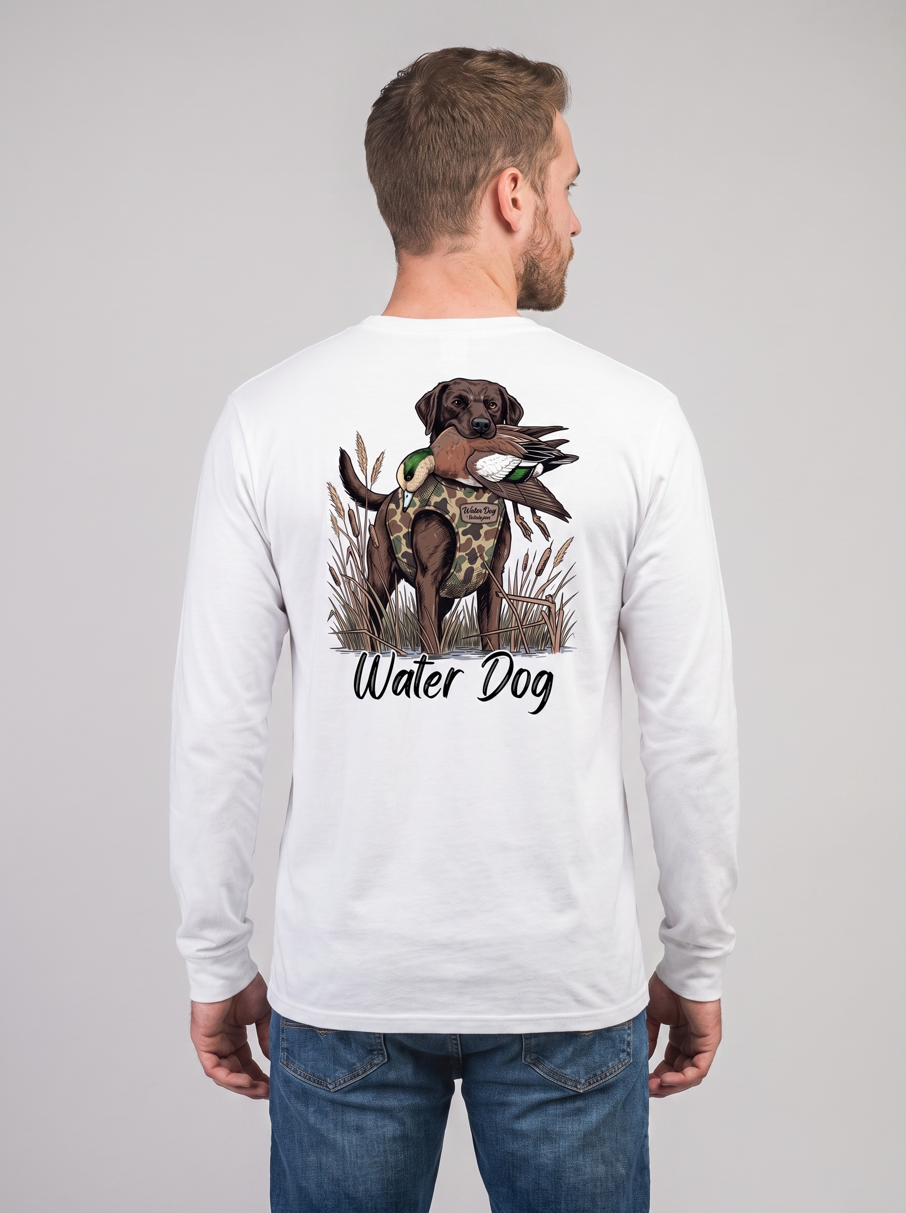 Whistlin' Widg Performance L/S - White back model