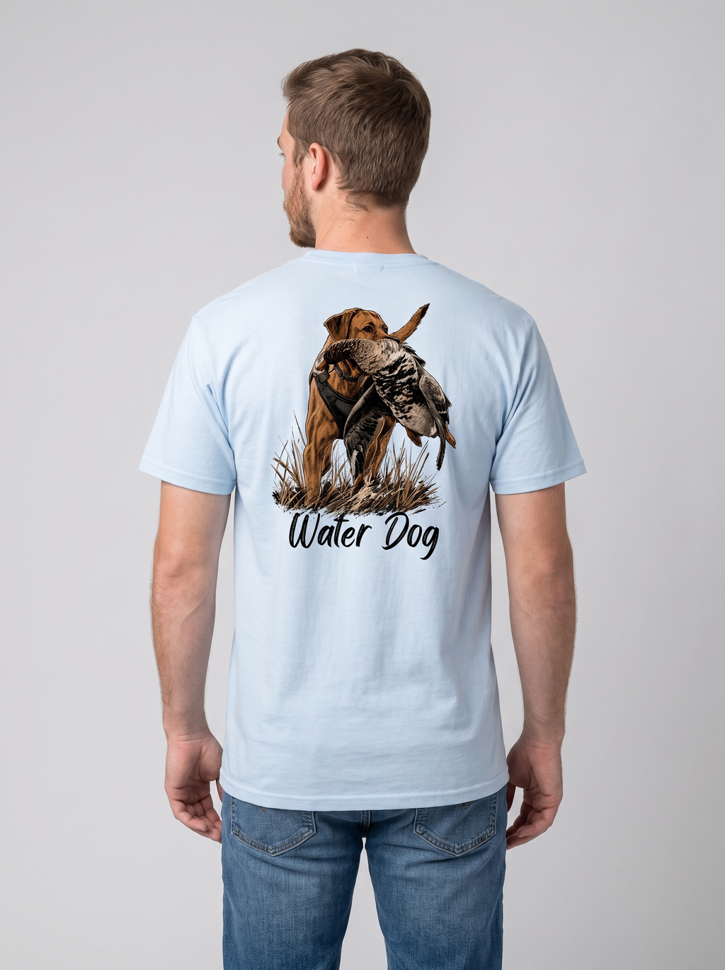 Barred Up Classic Tee - Frost back design