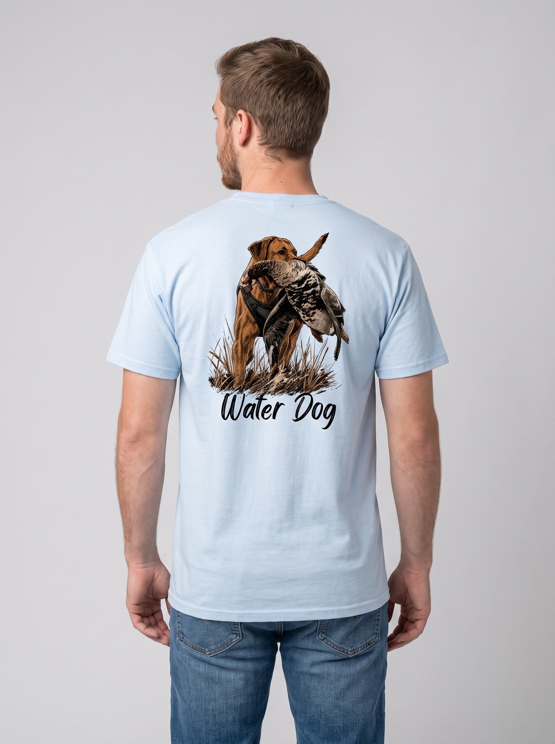 Barred Up Classic Tee - Frost back design
