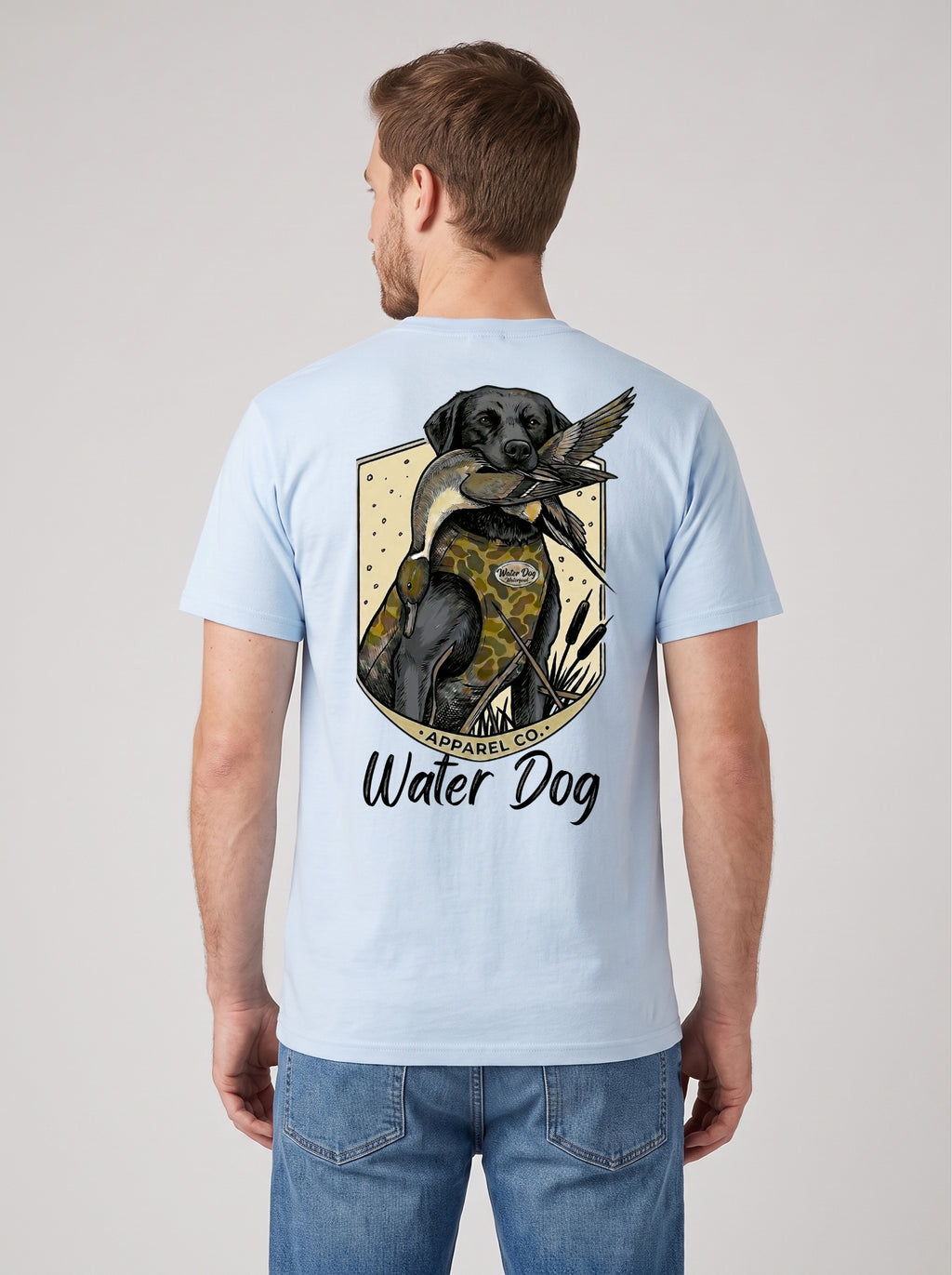 Bull Sprig Classic Tee - Frost back design