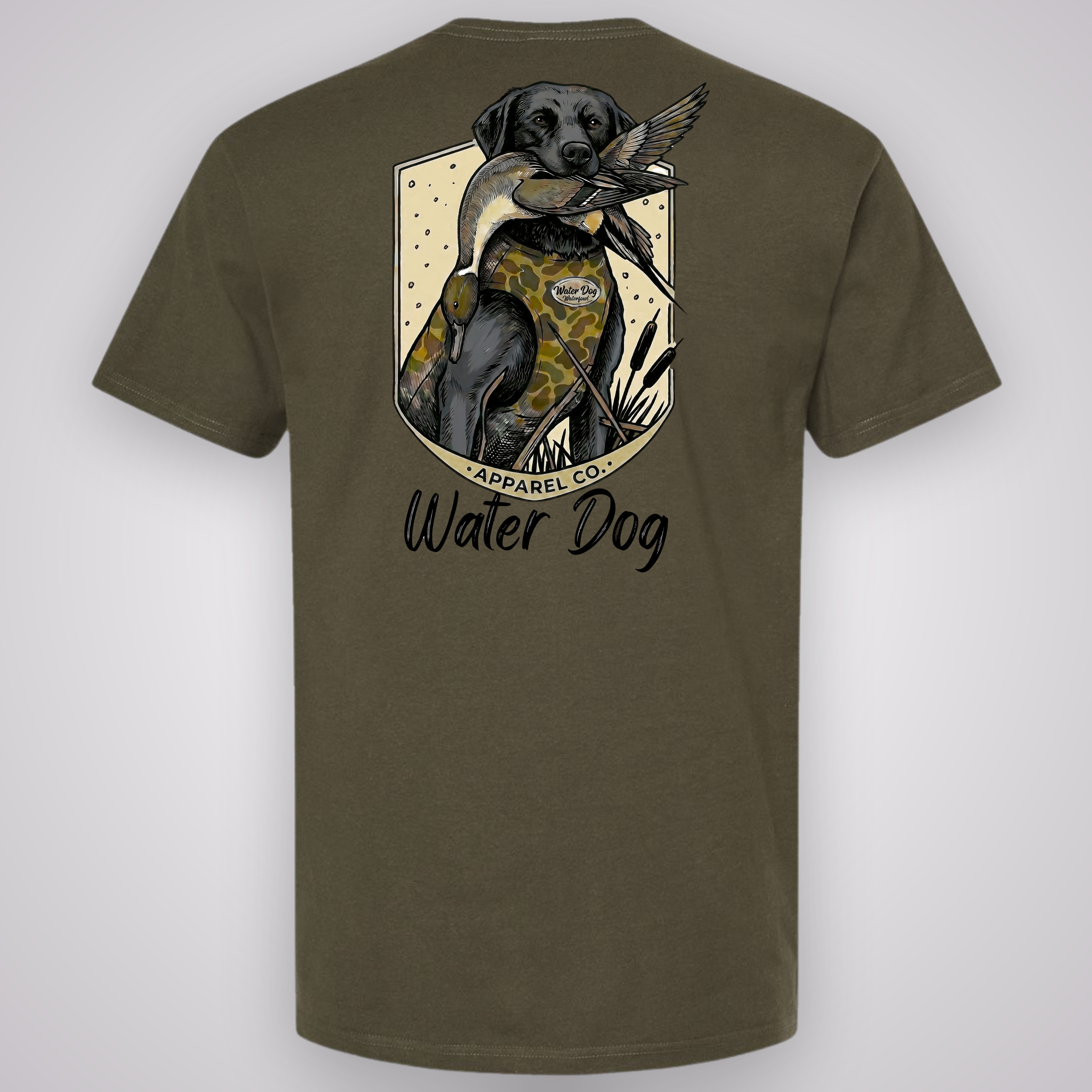 Bull Sprig Classic Tee - Green Timber design mockup