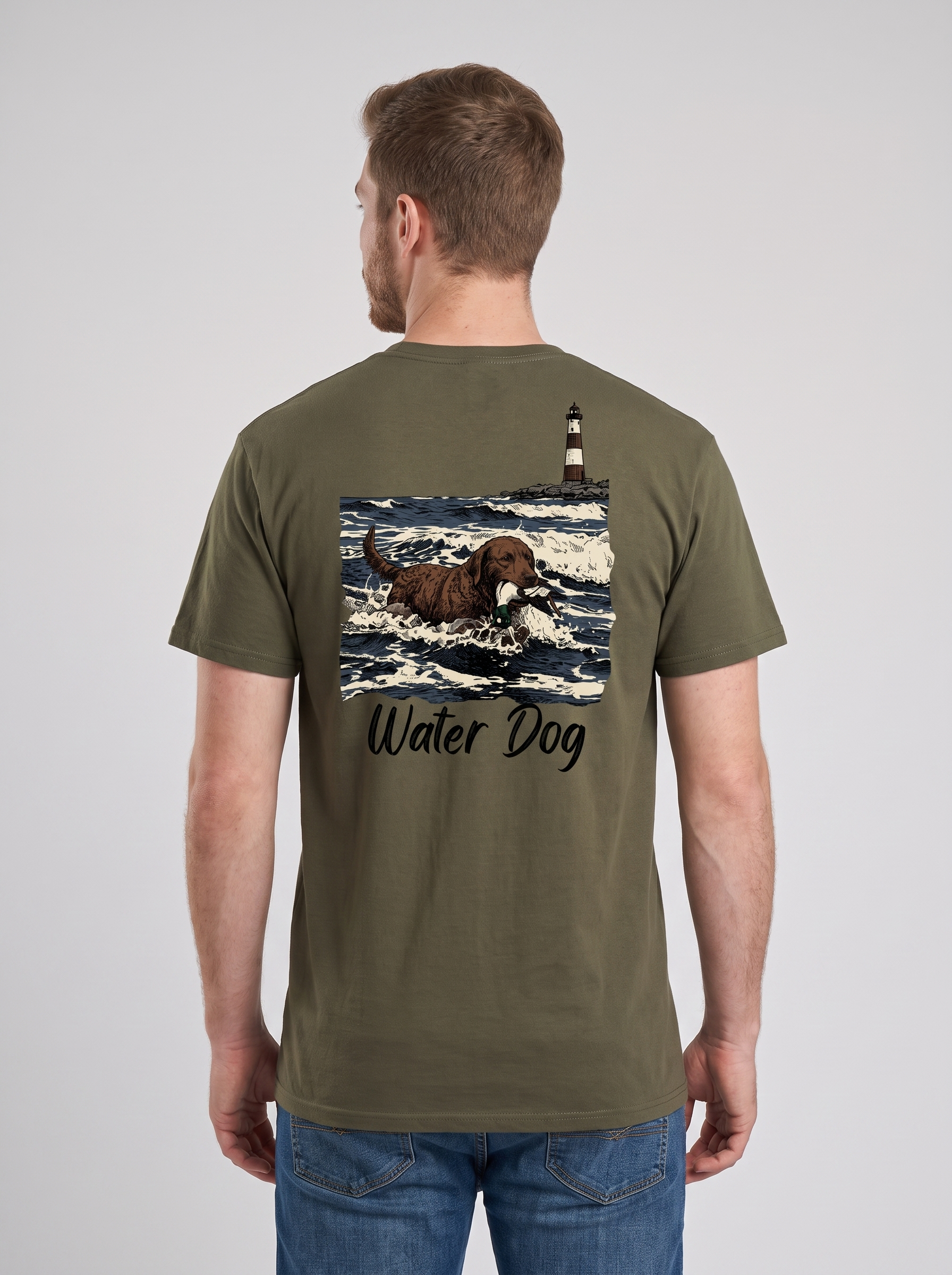 Eastern Shore Classic Tee - Green Timber back design