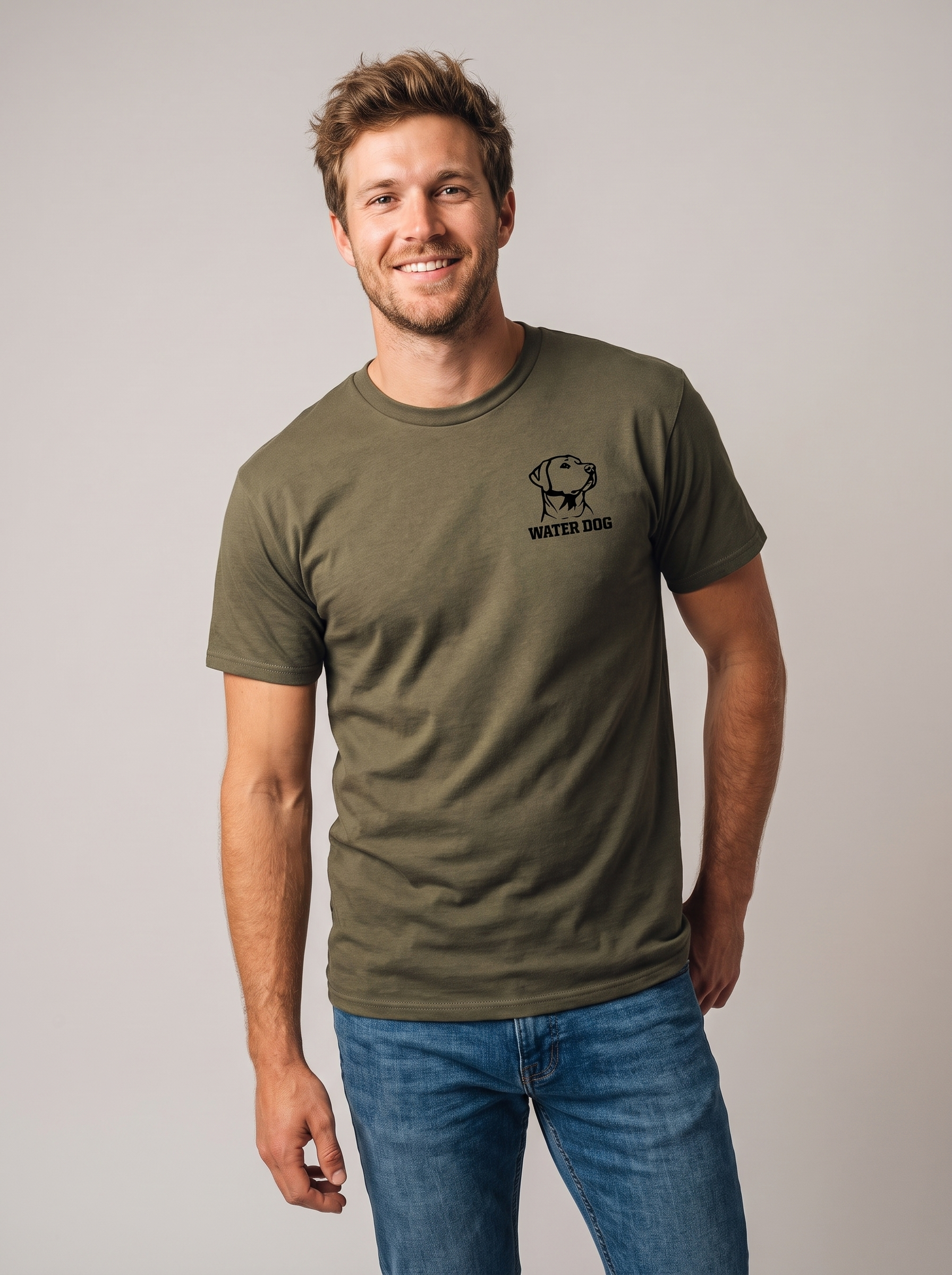 Classic Tee - Green Timber front