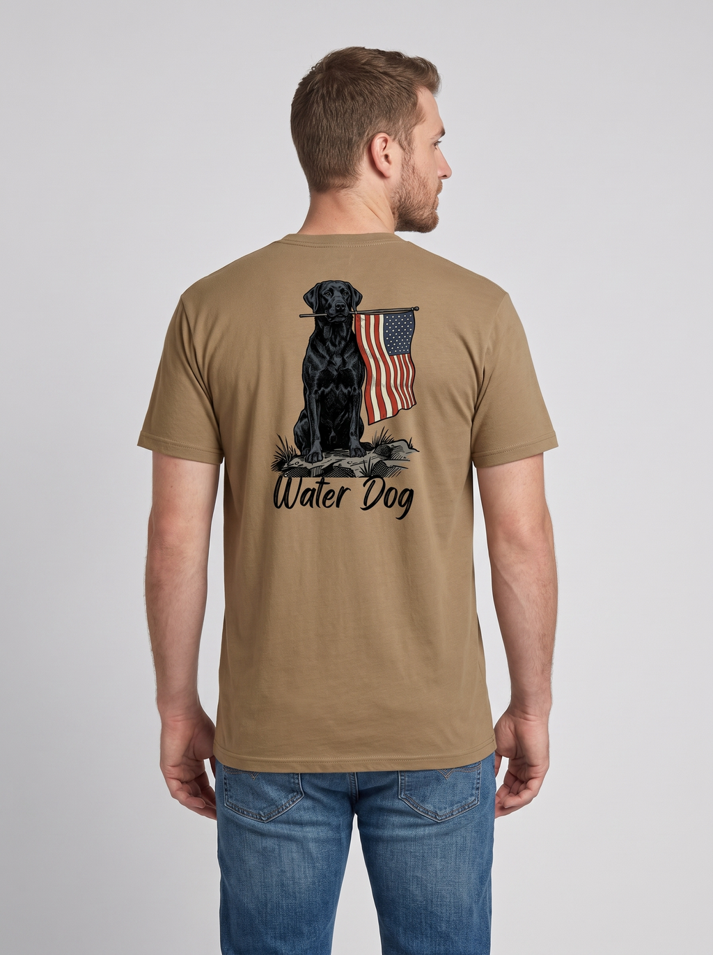 Ole Glory Classic Tee - Prairie back design