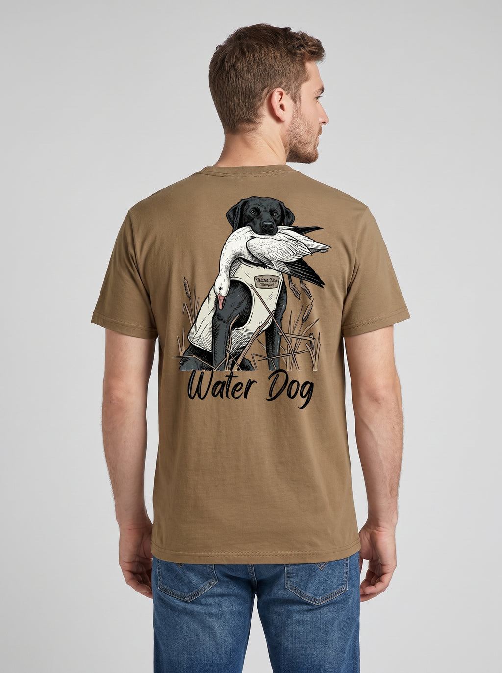 Snow Storm Classic Tee - Prairie back design